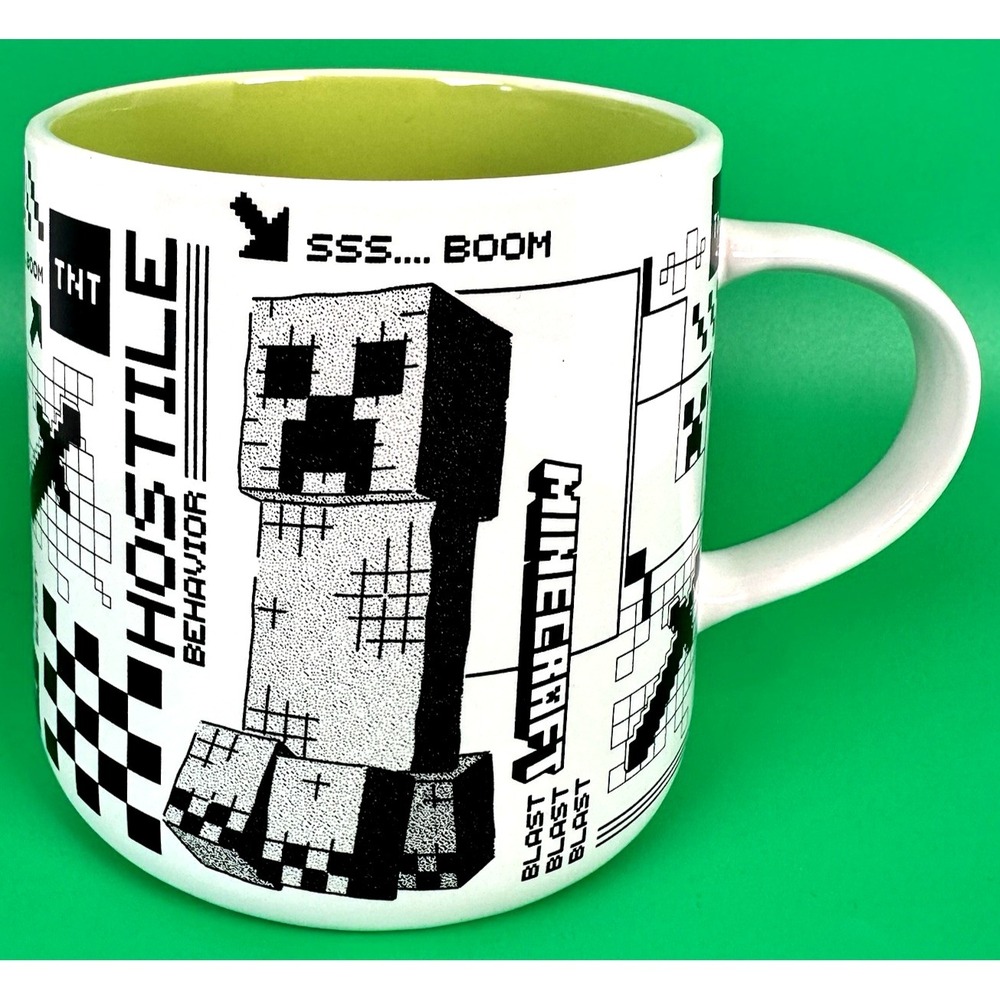 Zak Minecraft Creeper Mug Having A Blast Hostile Behavior Coffee Cup